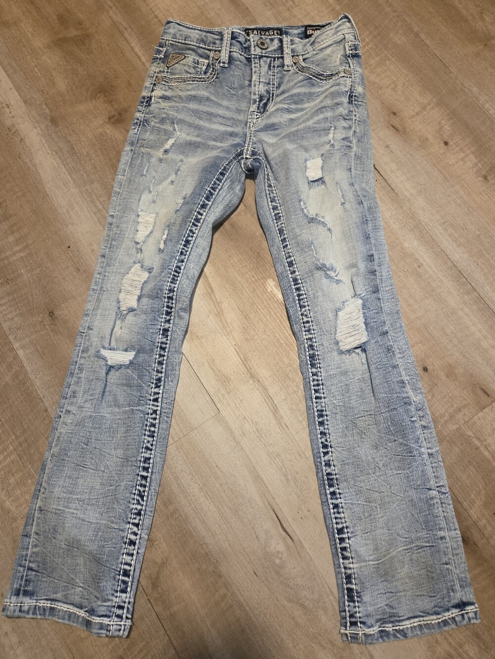 Salvage Distressed Youth Jeans..8R